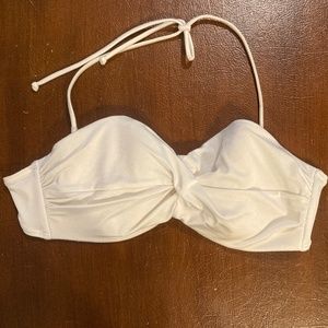 Victoria's Secret Bandeau Swim Top White